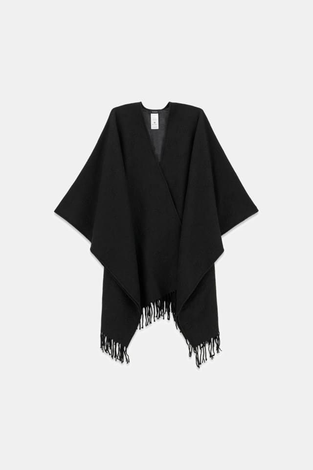 Poncho de mezcla de viscosa