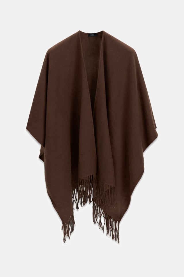 Poncho de mezcla de viscosa
