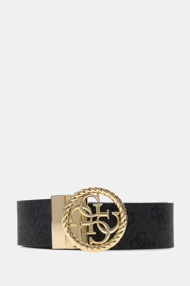Faux leather belt