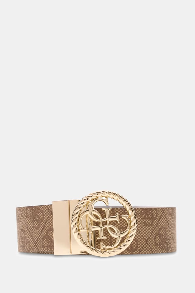 Faux leather belt