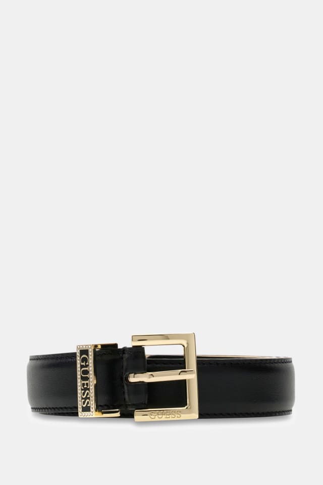 Faux leather belt