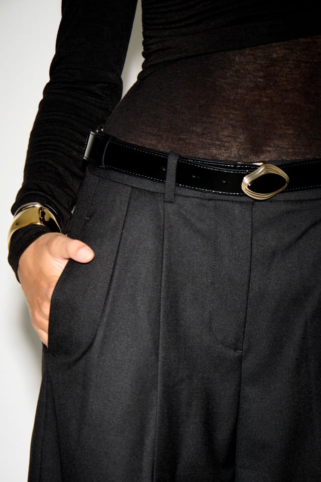 Ceinture en cuir véritable