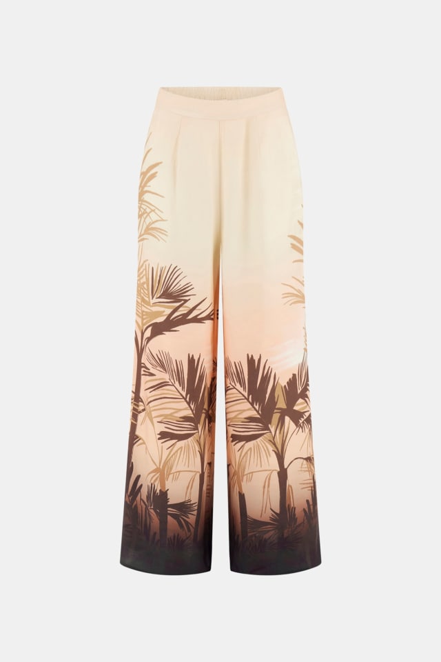 Pantalones anchos impresos