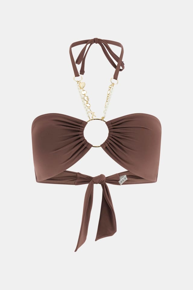 Top de bikini bandeau Ring