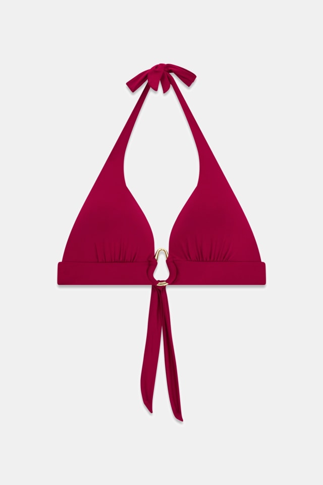 Top de biquíni triangular