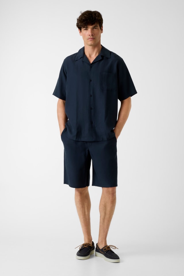 Linnenmix shorts