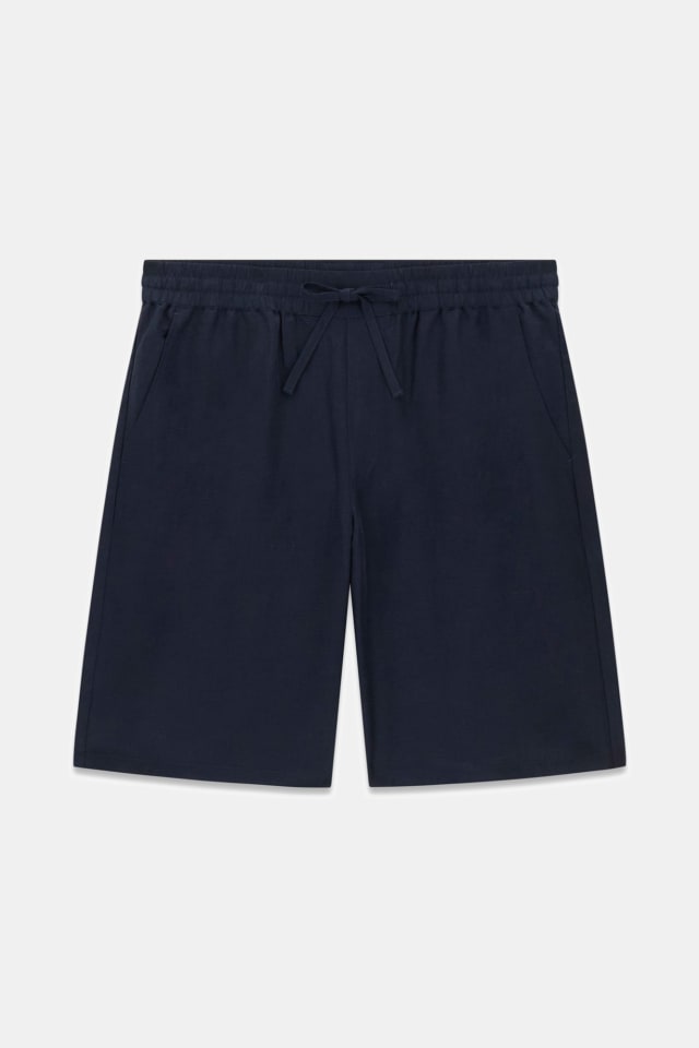 Pantalones cortos de mezcla de lino