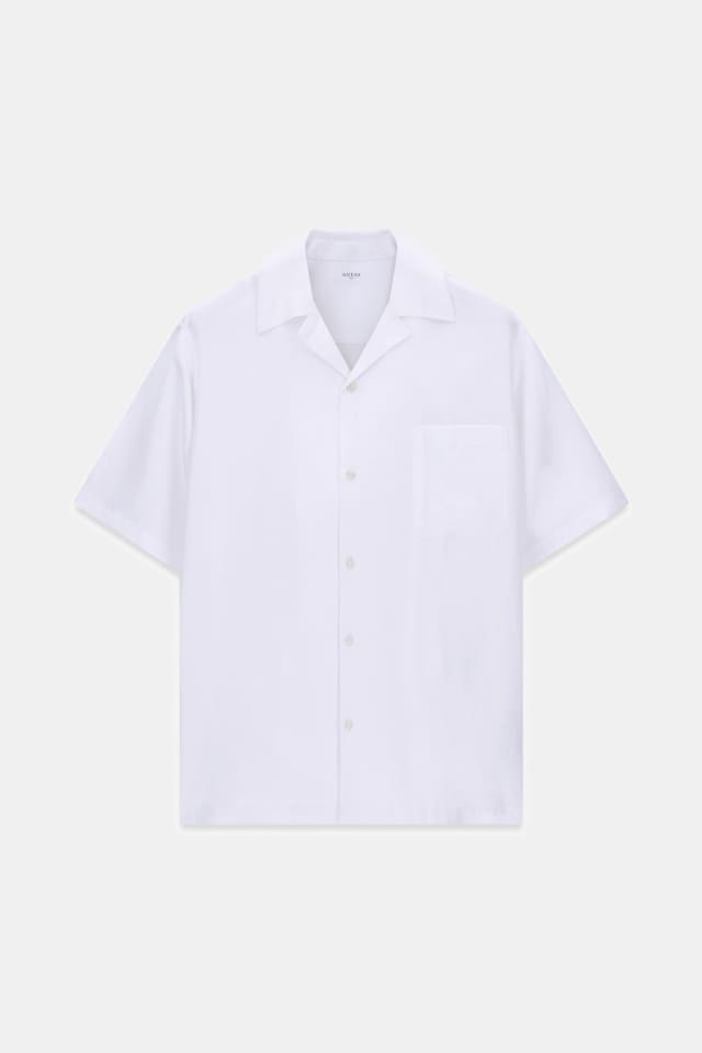 Camisa de mistura de linho