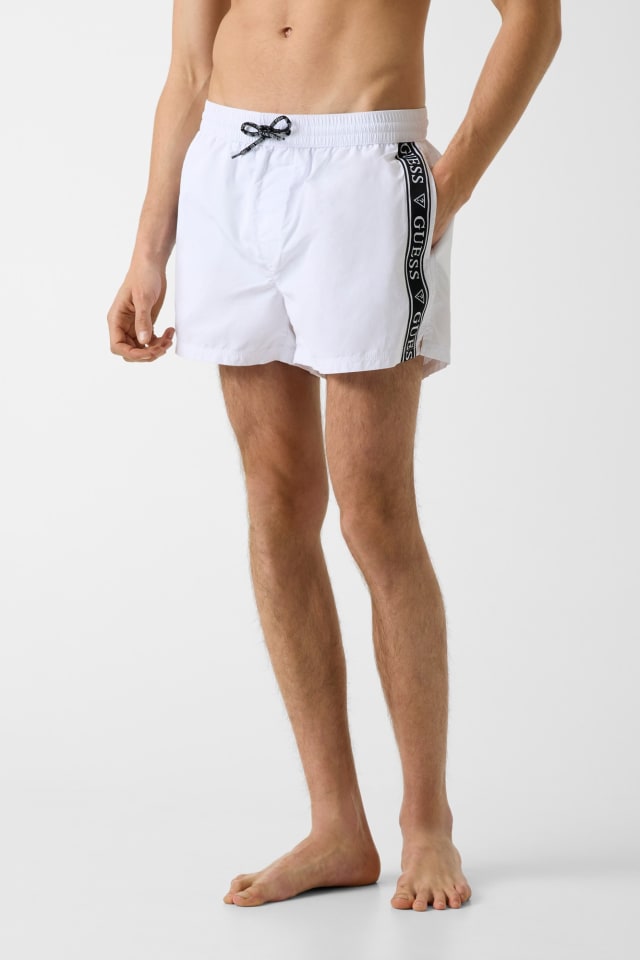Logo tape zwemshorts