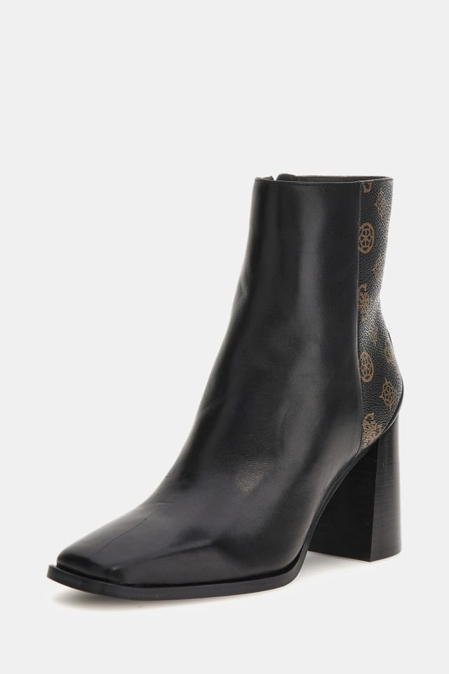 Stiefelette York Ledermix