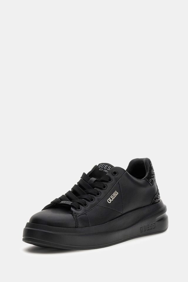 Elbina &aelig;gte l&aelig;dersneaker