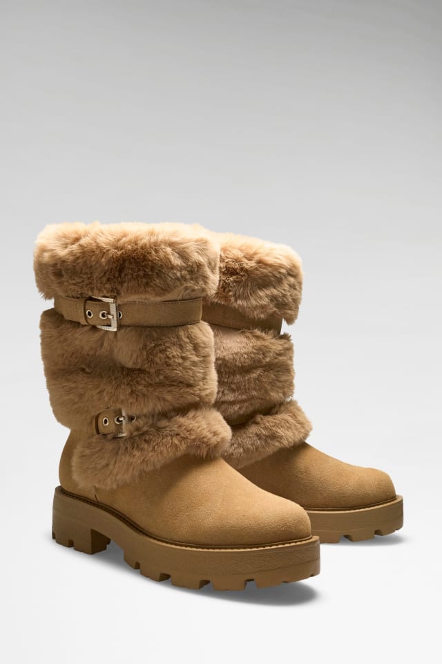 Botas de Piel Sintética Yaffa