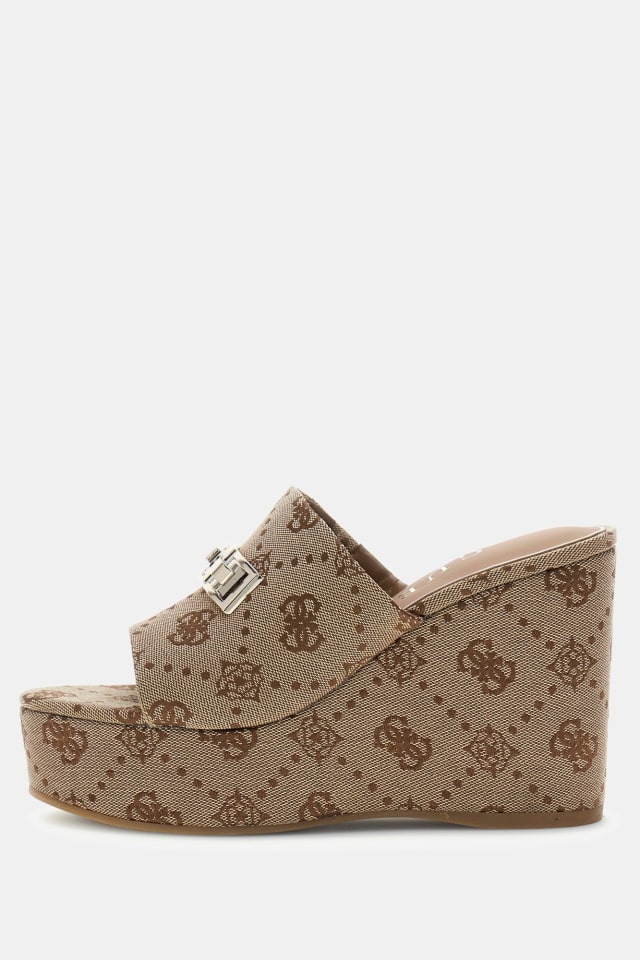 GUESS® Evenza G Logo Wedge Kadın