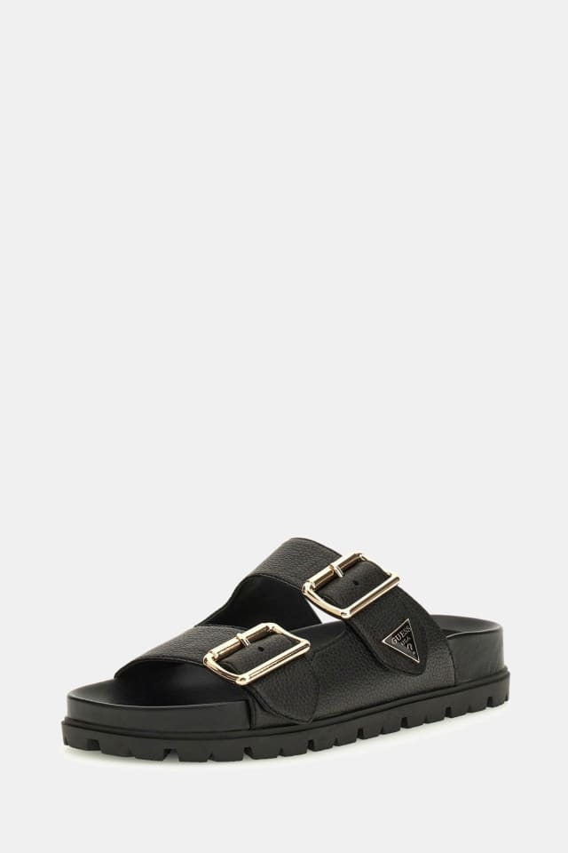 Fasten Genuine Leather Sandal