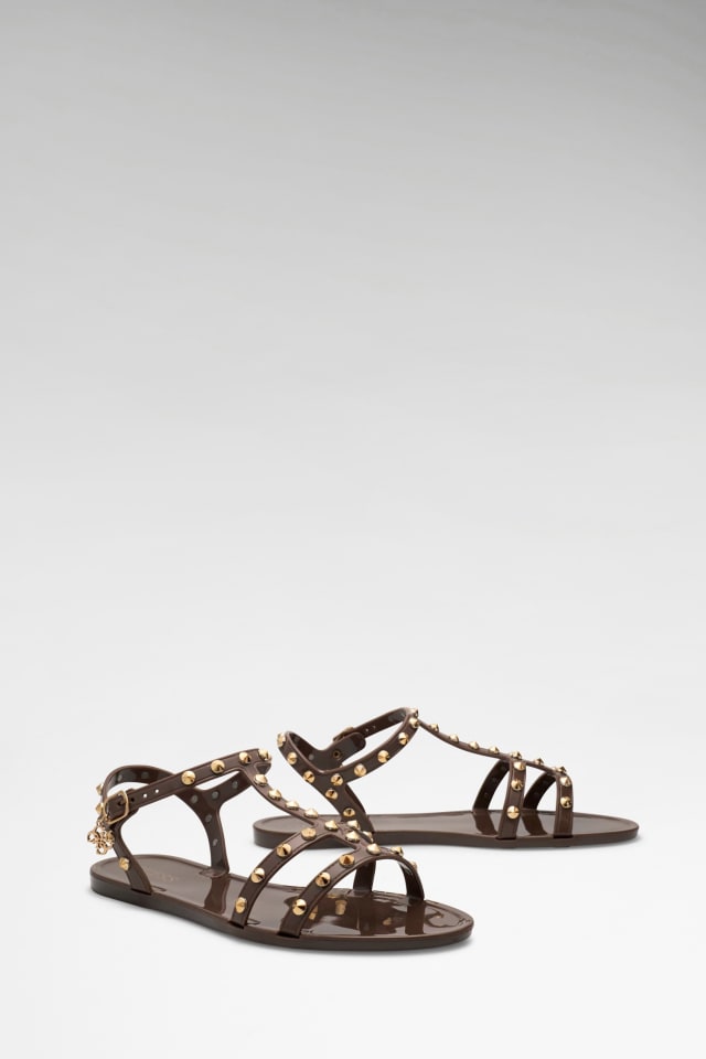 Jelly studs sandals
