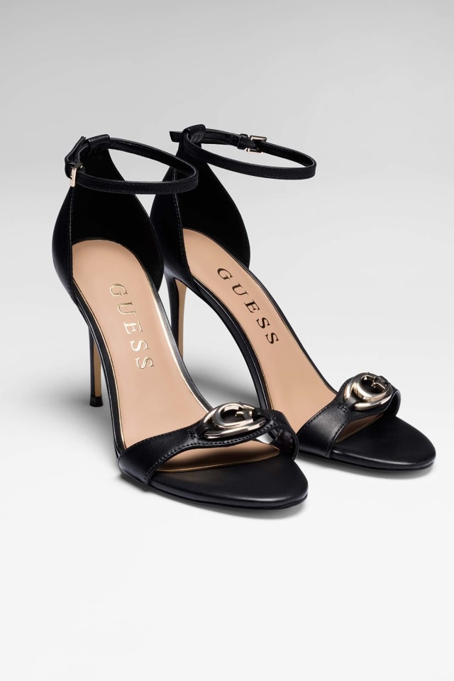Kabrina sandal i &aelig;gte l&aelig;der