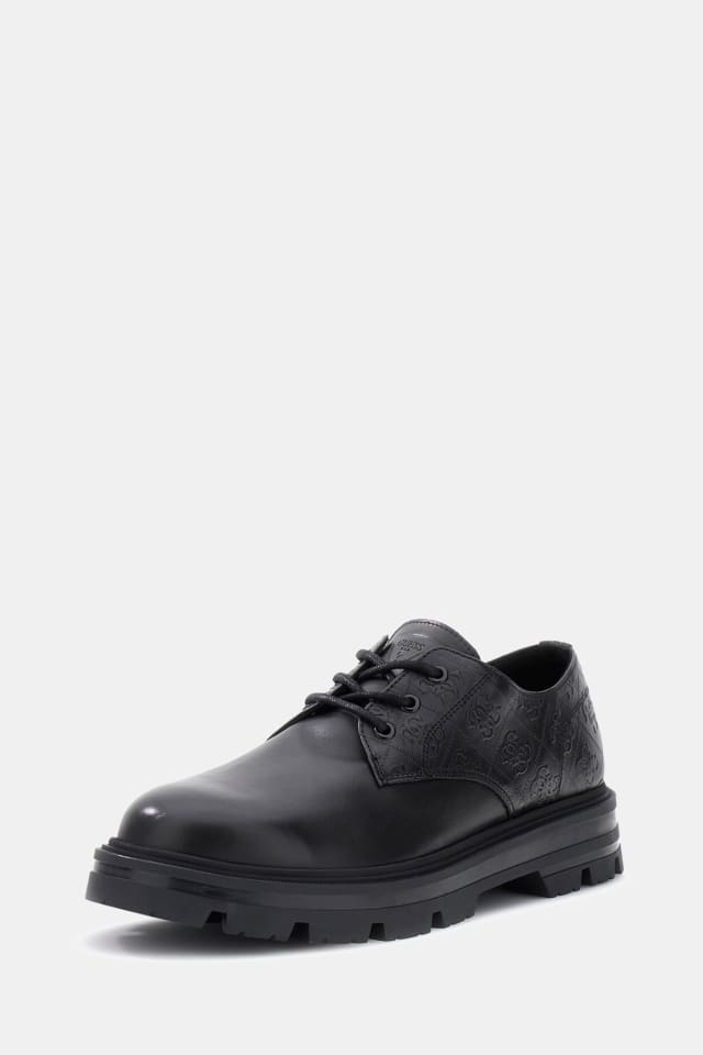 Mocassin met veters Garni echt leer