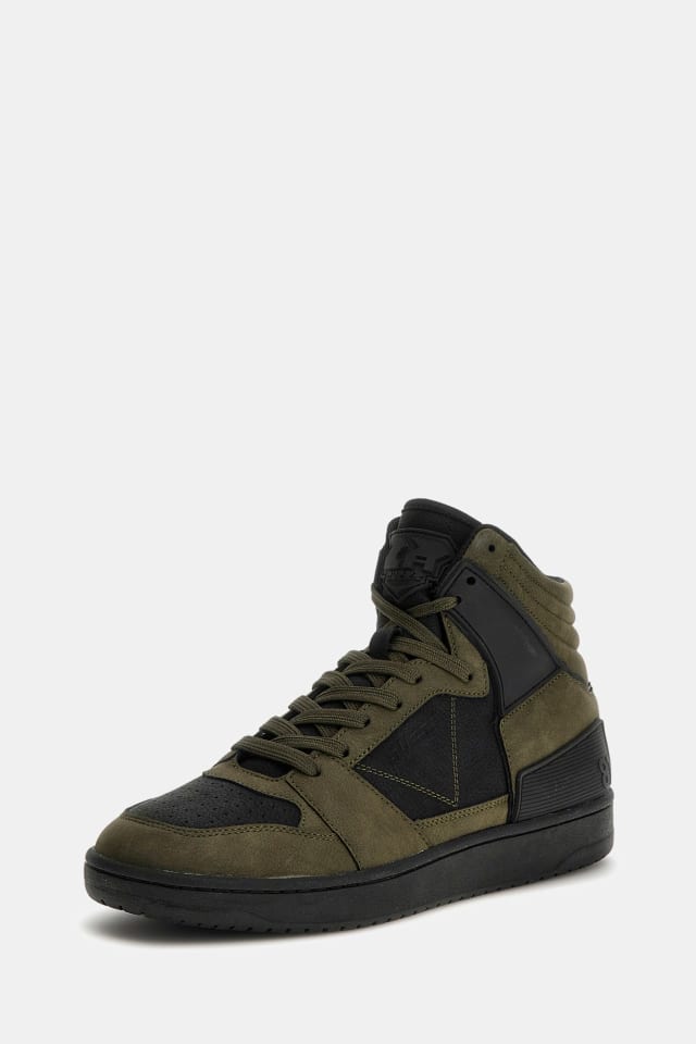 Sava high-top sneakers med ruskindslook