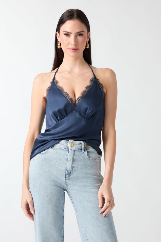 Top de encaje Marciano