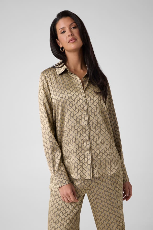 Camisa de mezcla de viscosa Marciano