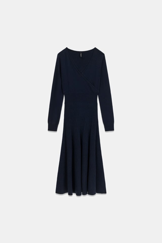 Vestido midi de mezcla de cachemir de Marciano