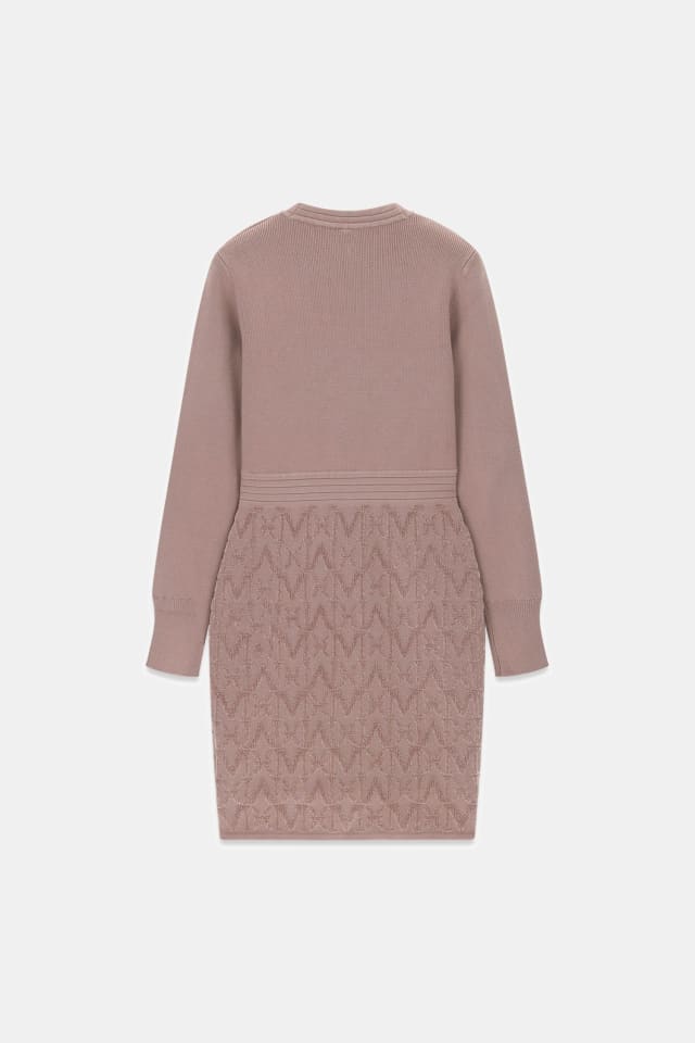 Vestido curto Marciano com zíper frontal