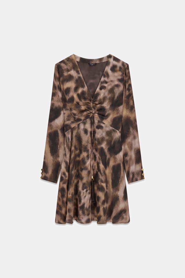 Vestido curto de viscose Marciano