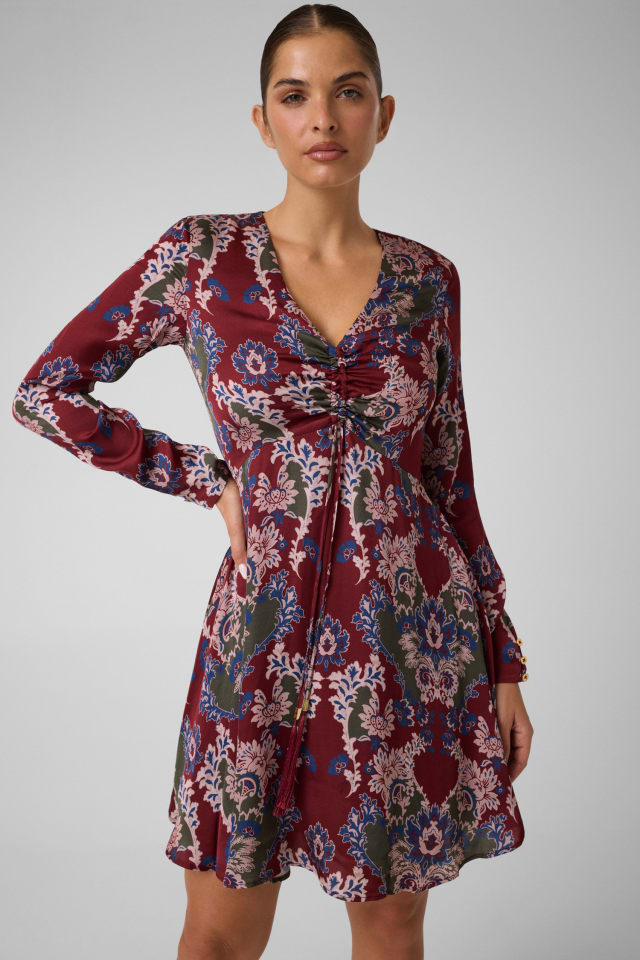 Vestido curto de viscose Marciano