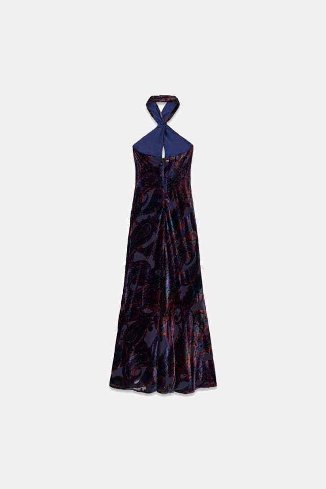 Vestido largo con escote halter de Marciano