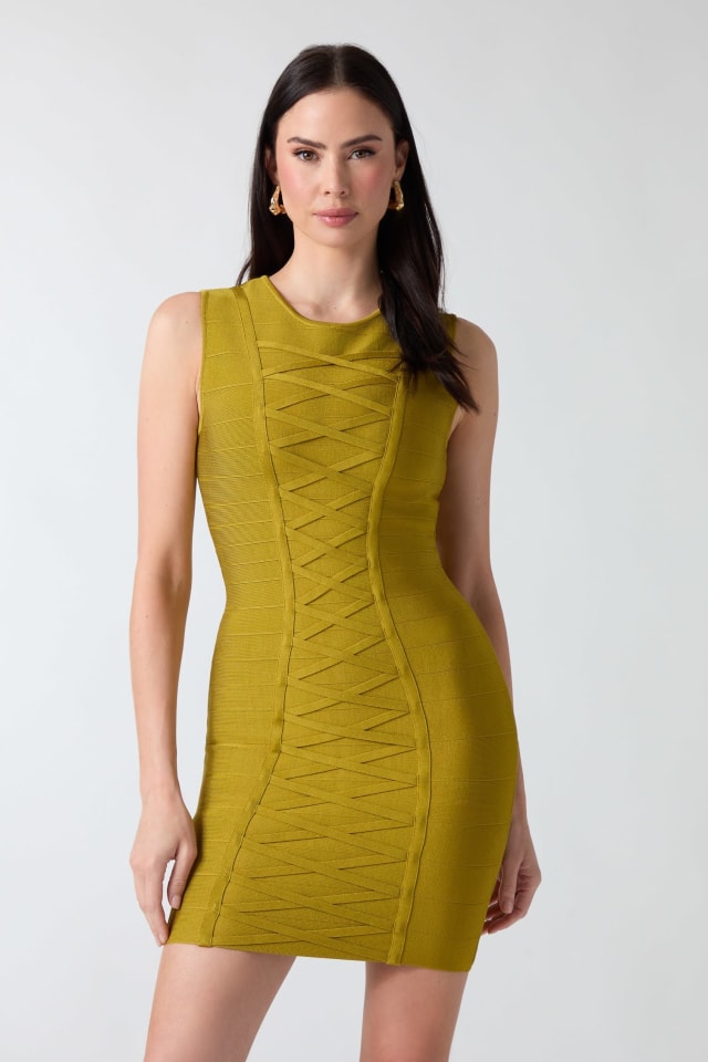 Vestido curto bandage Marciano