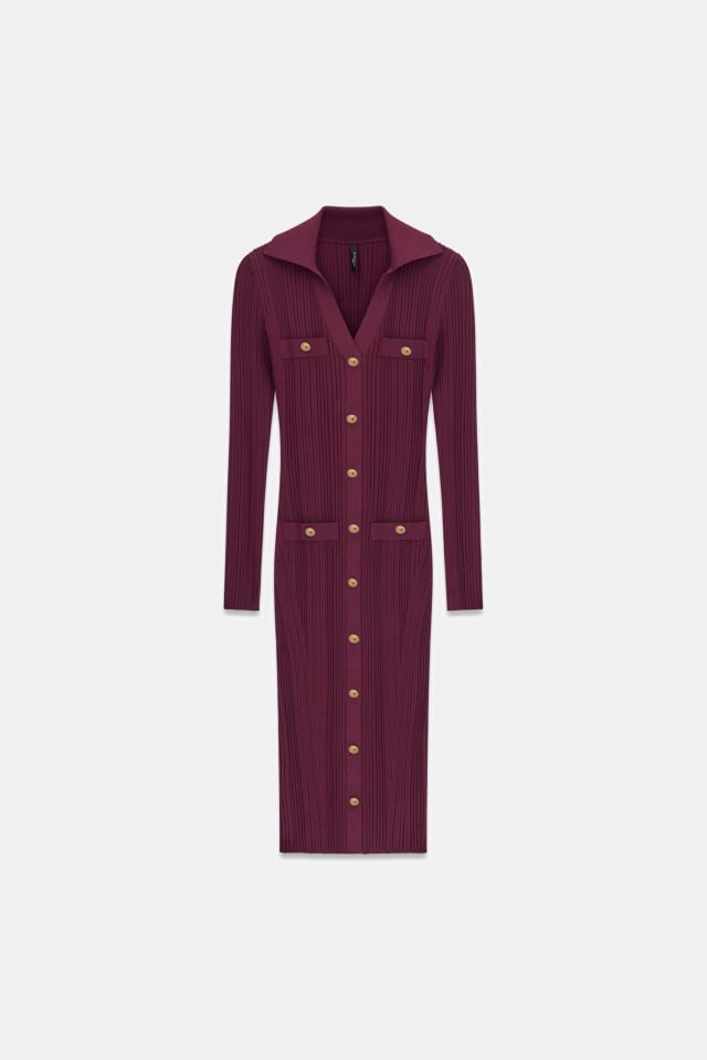 Vestido midi de malha Marciano