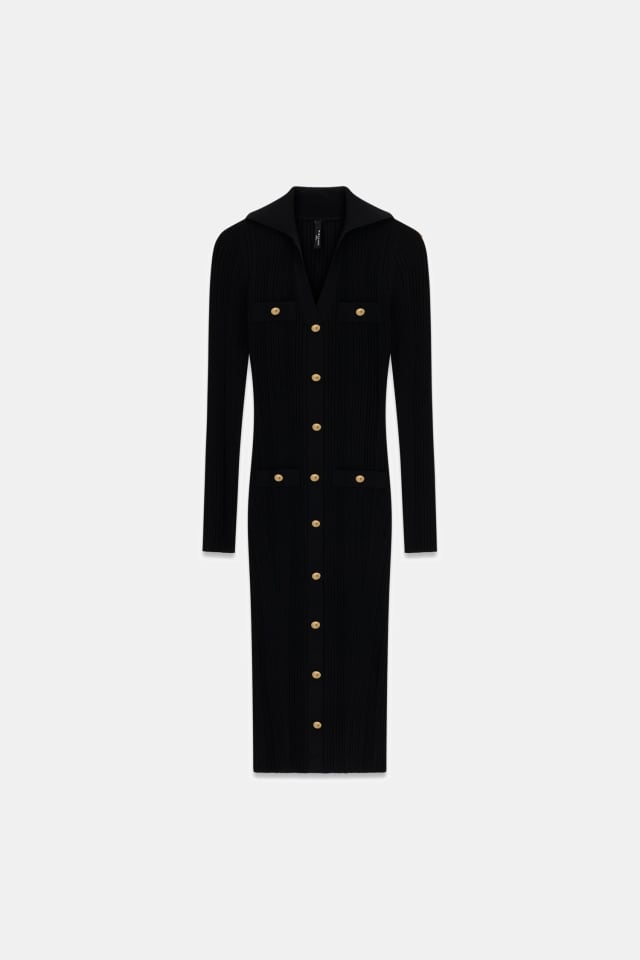 Vestido midi de malha Marciano