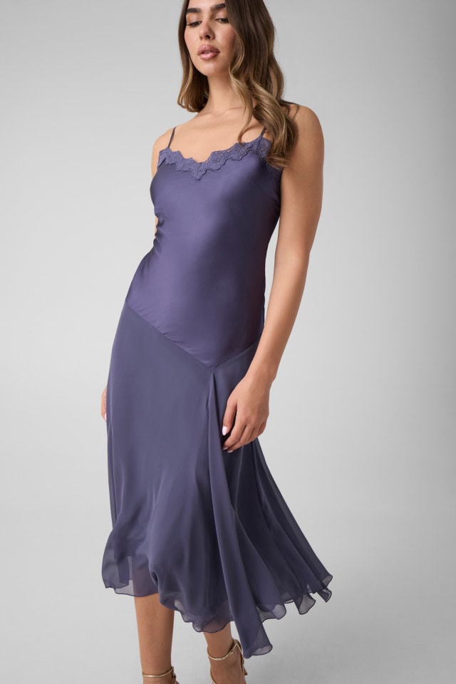 Marciano asymmetrische midi-jurk