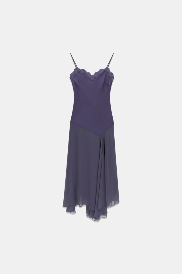 Vestido midi asimétrico de Marciano