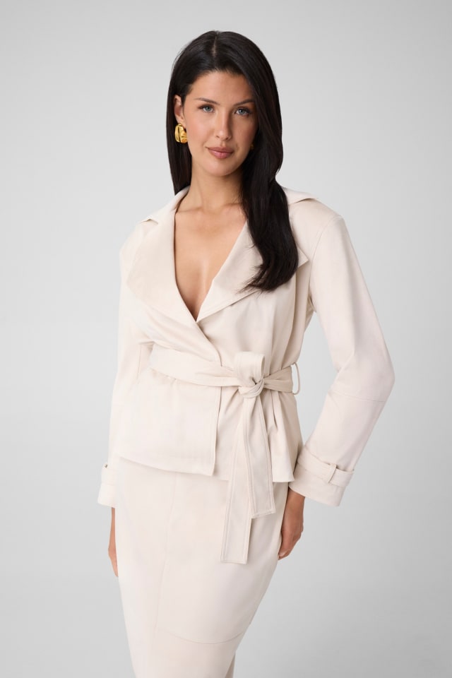 Chaqueta de ante sintético Marciano