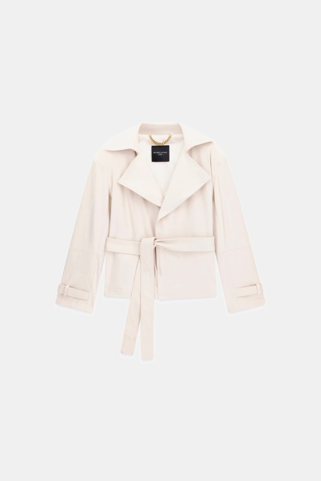Chaqueta de ante sintético Marciano