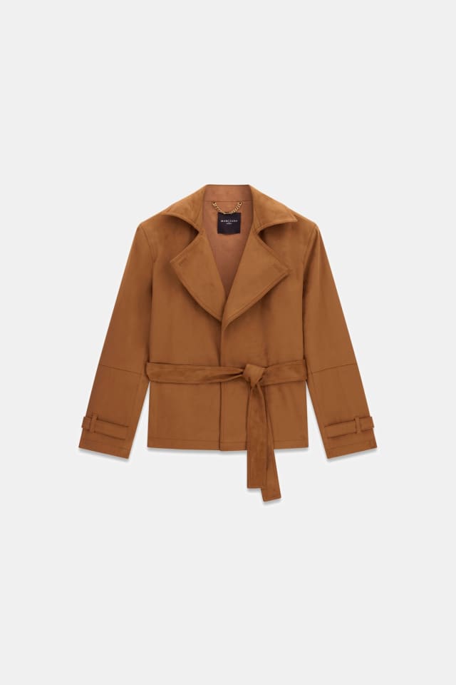 Chaqueta de ante sintético Marciano