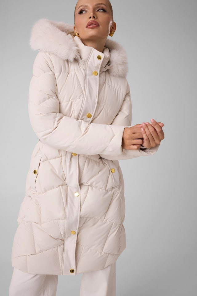 Chaqueta acolchada larga de Marciano