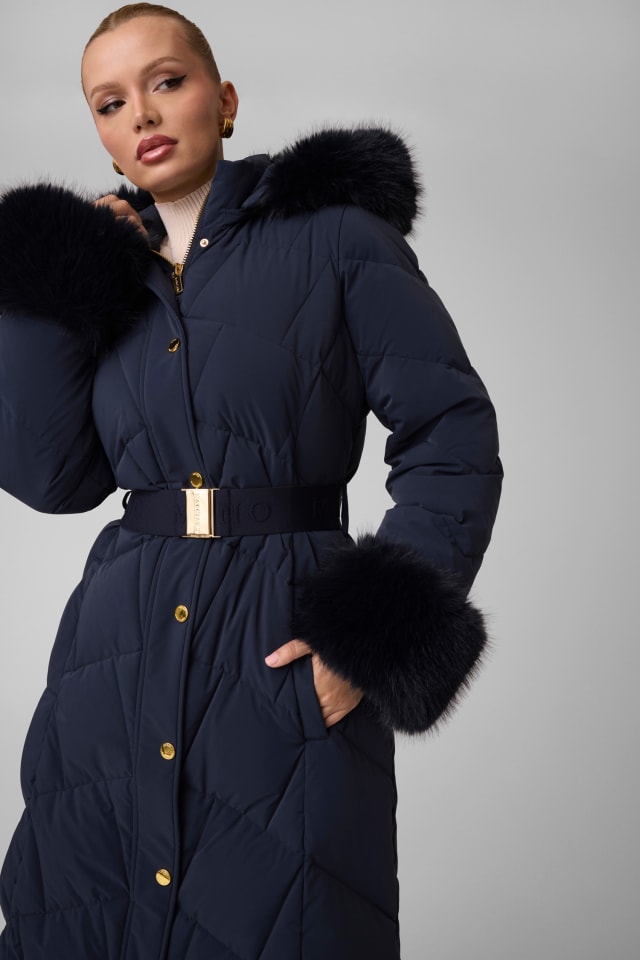 Chaqueta acolchada larga de Marciano