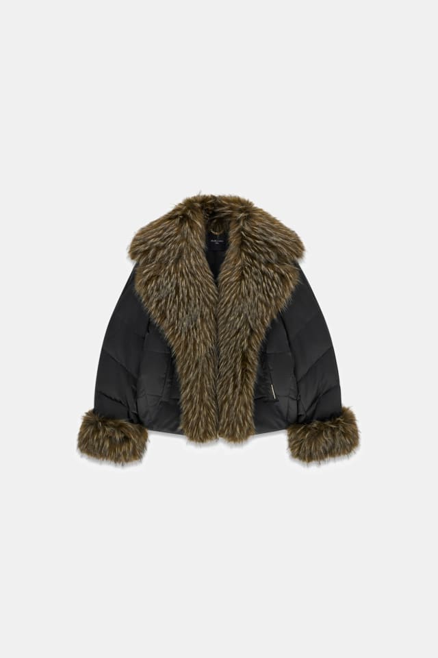 Chaqueta acolchada de piel sintética Marciano