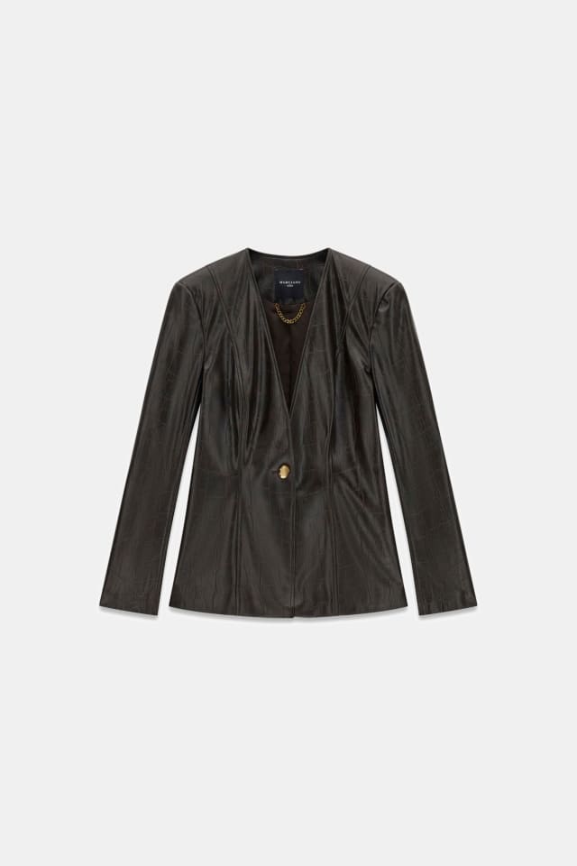 Blazer in similpelle Marciano
