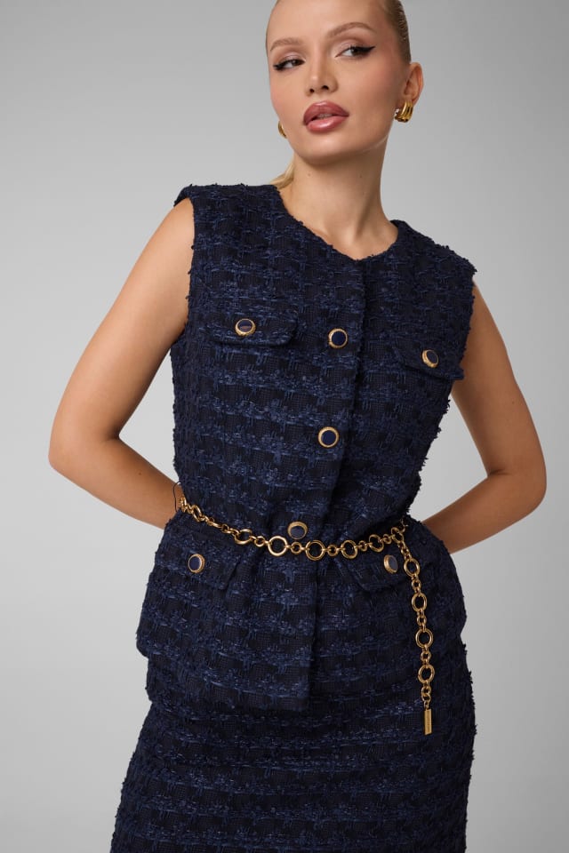 Colete de tweed Marciano