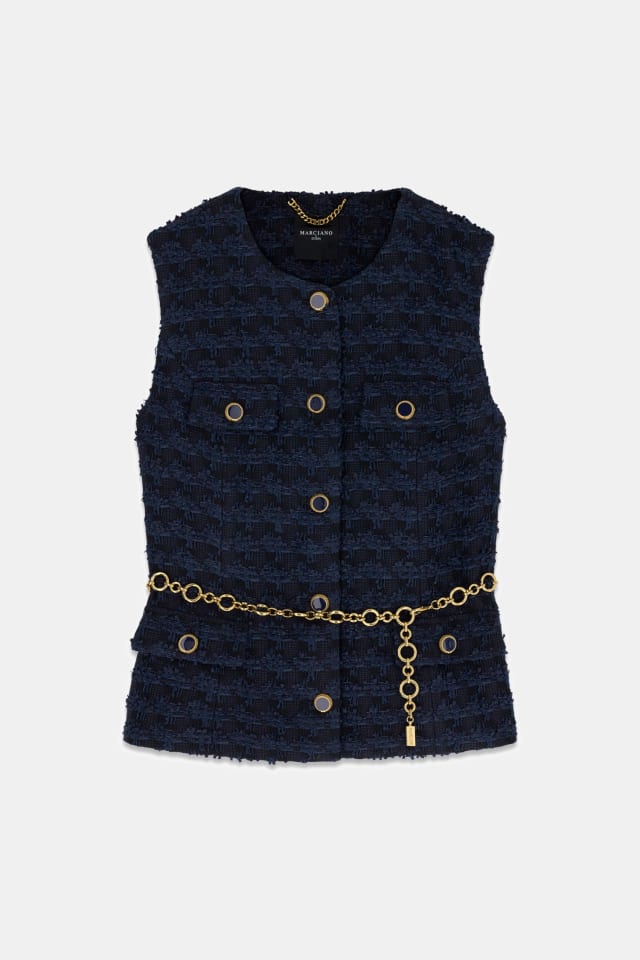 Colete de tweed Marciano