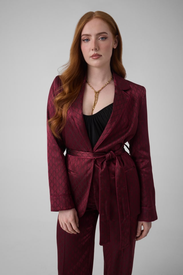Blazer con cinturón de Marciano