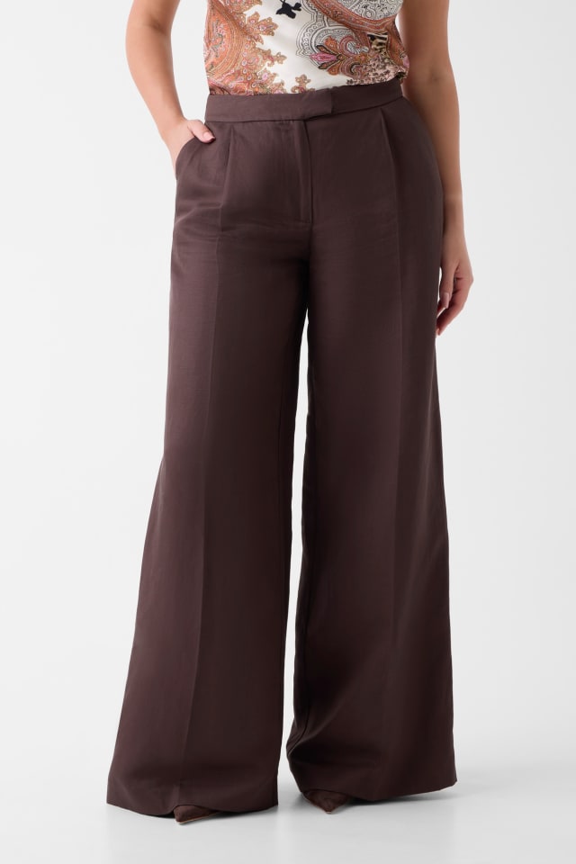 Pantalones de mezcla de lino Marciano