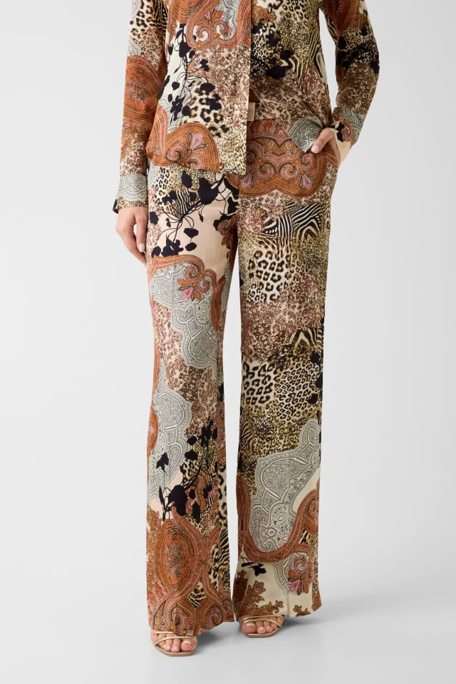 Pantalones de viscosa estampados Marciano