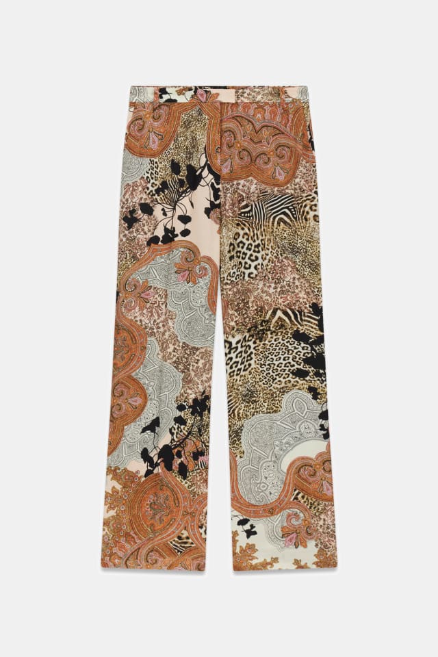 Pantalones de viscosa estampados Marciano