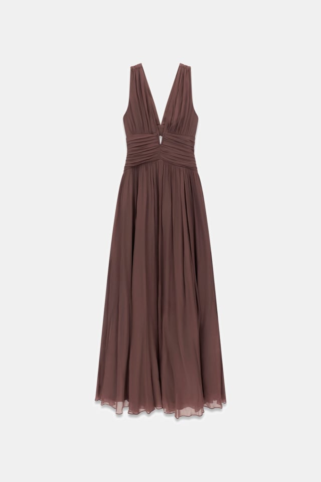 Vestido largo de viscosa Marciano