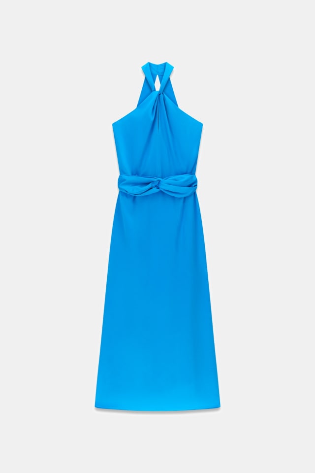 Vestido de tirantes halter Marciano