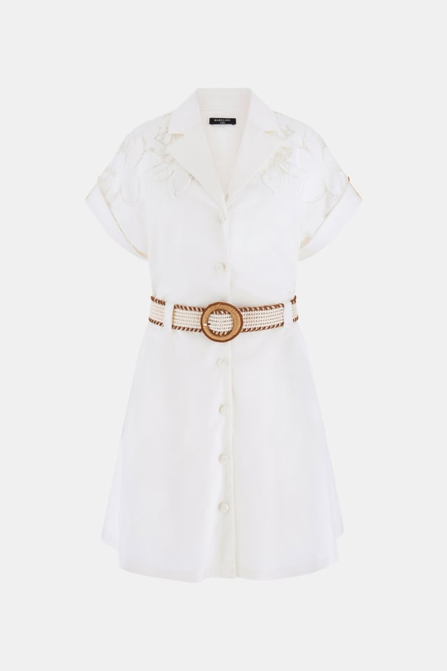 Vestido camisa bordado Marciano